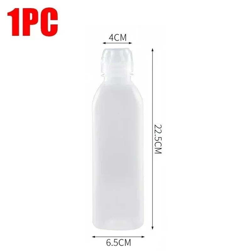 Kitchen Oil Bottle Plastic Seasoning Squeeze Bottle Dispenser for Salad BBQ Sauce Condiment Containers Cooking Tool