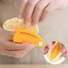 1pc Orange/lemon/grapefruit Plastic Plastic Peeler, Creative Cutter with Folding Handle, Kitchen Fruit and Vegetable Gadget
