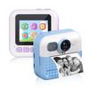 Kids Mini Instant Print Camera 2.4 Inch Screen Children Camera with 3 Rolls Print Paper Thermal Printer for Girls Boys Aged 3-12