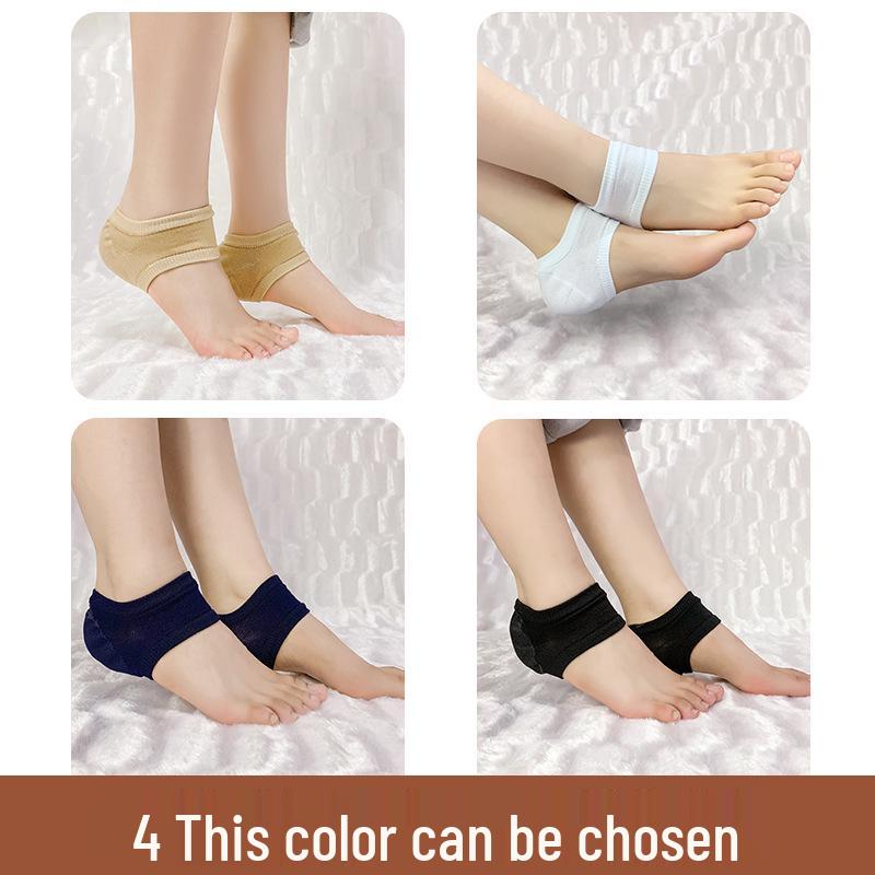 

Унисекс протекторы для пяток для облегчения боли и сухой, потрескавшейся кожи White