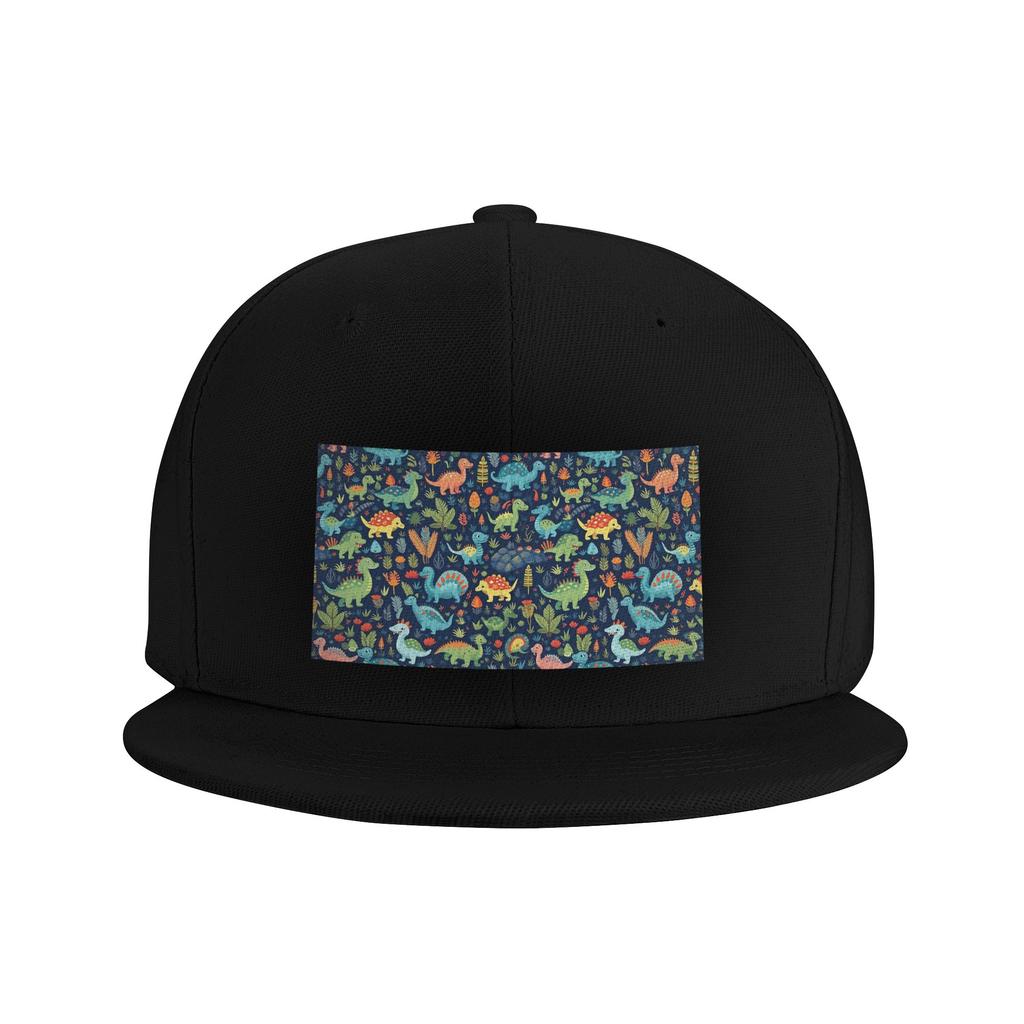 Cartoon Cute Dinosaur Pattern Baseball Caps Snapback Fashion Baseball Hats Breathable Casual Casquette Outdoor for Unisexs Womens