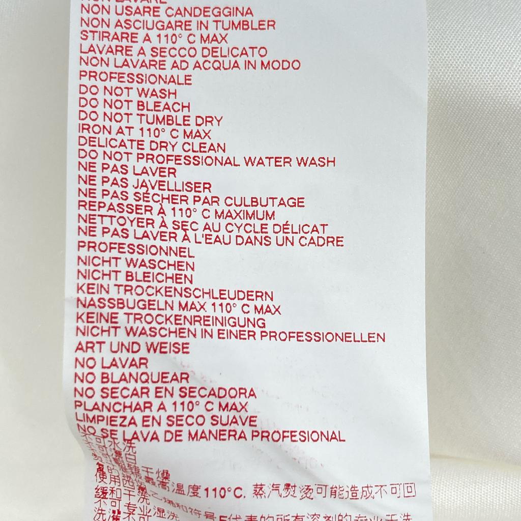 MARNI 21 White Back Open Crew Neck Short Sleeve Blouse tops 36 whiteUsed