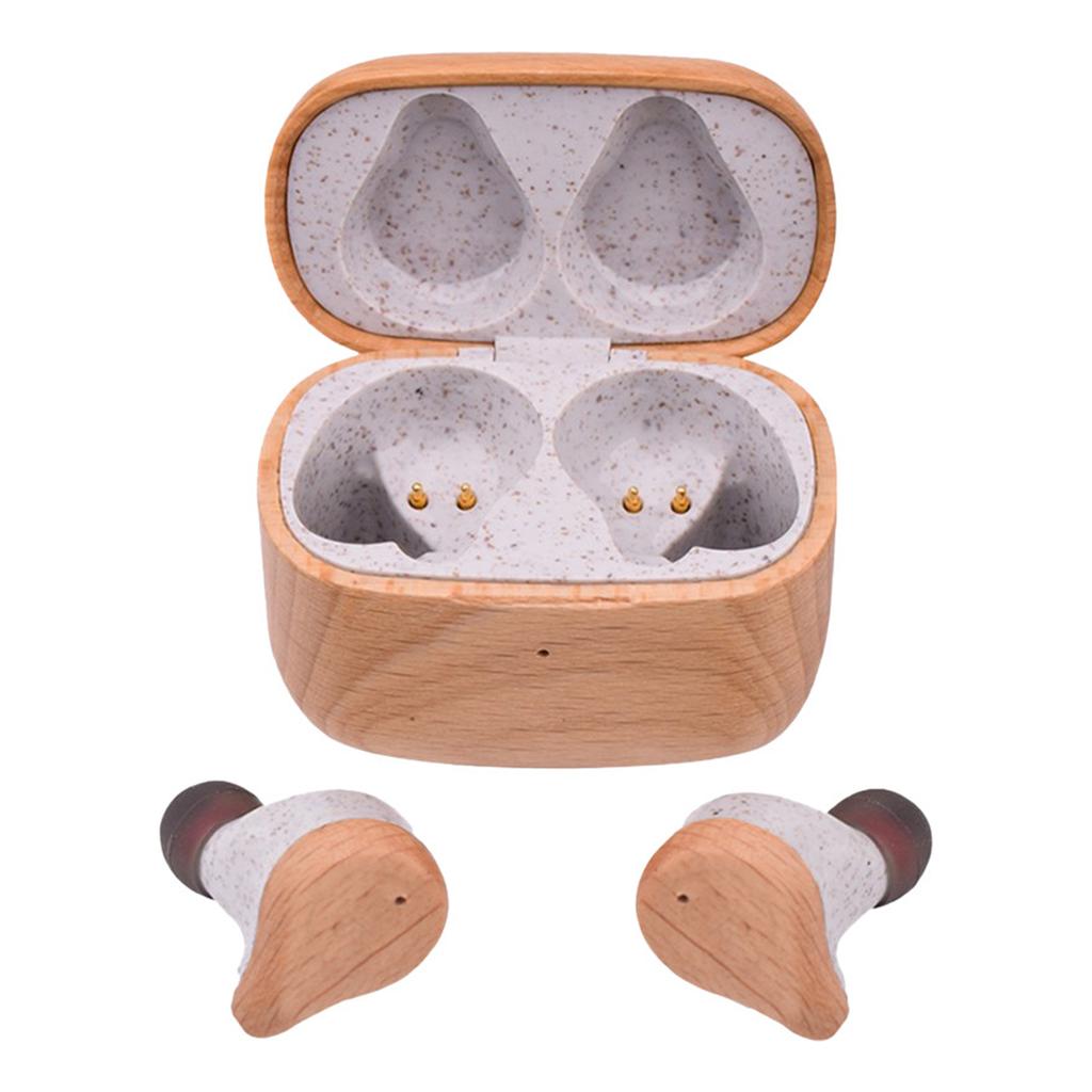 Prixton In-Ear-Kopfhörer aus Buchenholz