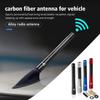 Universal Car Short Radio Antenna Carbon Fiber Antennas For Outlander Pajero Sport Lancer EX ASX L200 Eclipse