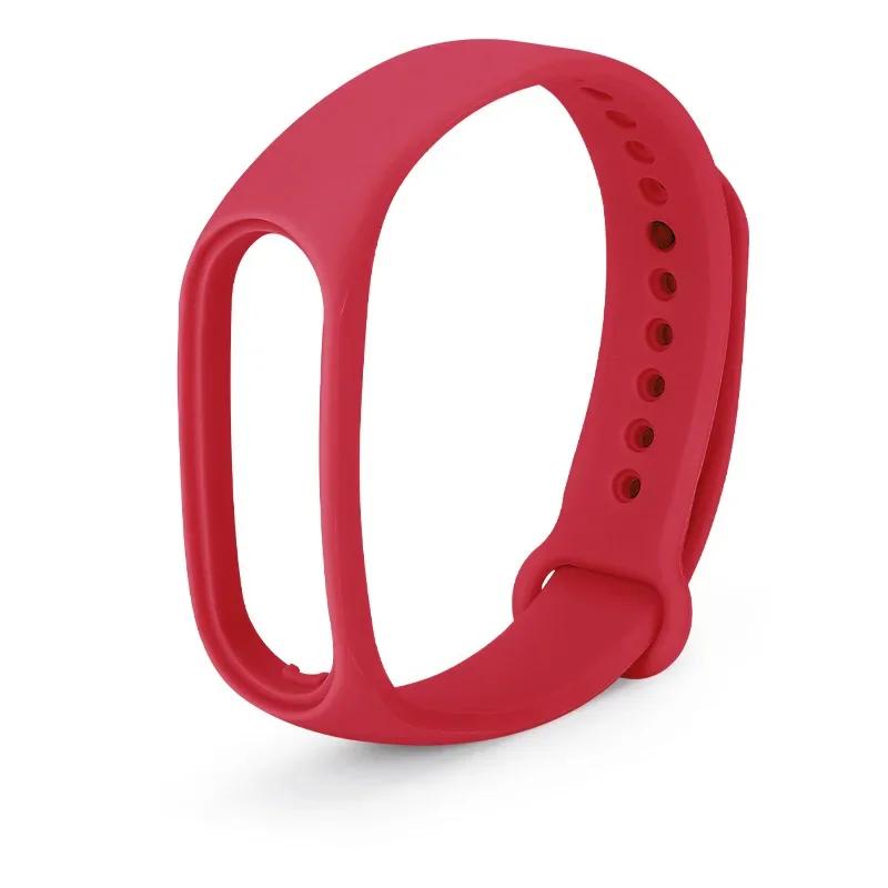Watch Strap For Xiaomi Mi Band 7 6 5 4 3 Wristband Silicone Bracelet Wrist Straps Correa Mi Band 6 7 5 4 Smartwatch Accessories