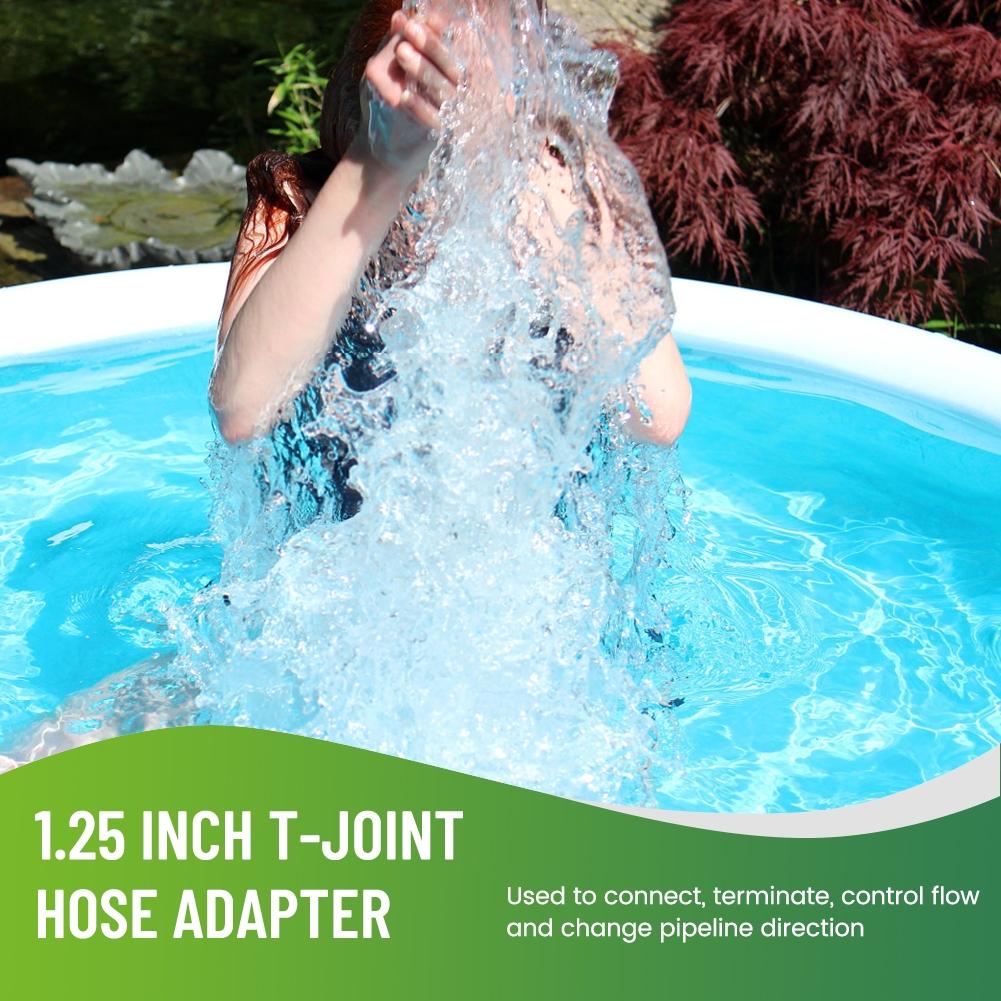 Schlauchadapter Schlauchadapter MaterialLebensmittelecht 1,25 Zoll Durchmesser