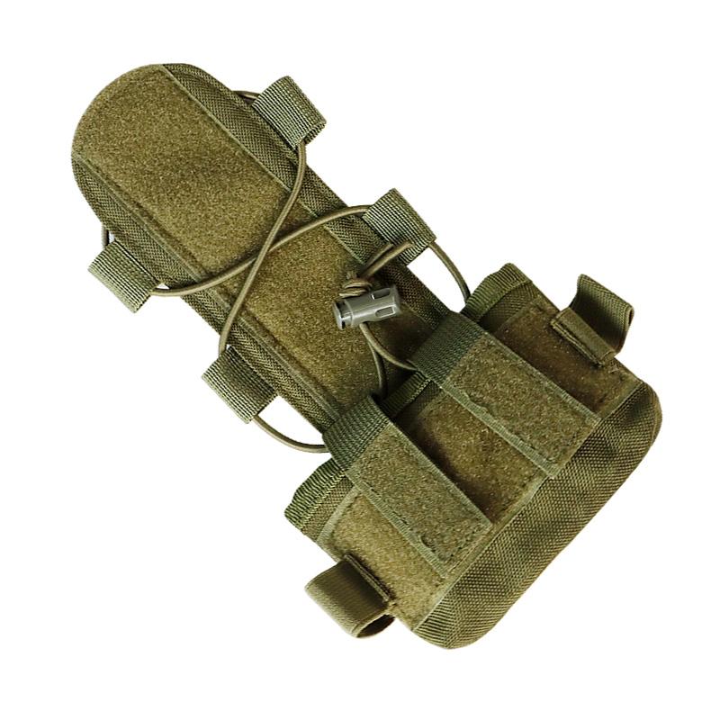 BOOIU MK2 Tactical Helmet Battery Pouch Counterweight Pack Fast Helmet Militar Airsoft Battery Pack Helmet Accessories Hunting зелёный