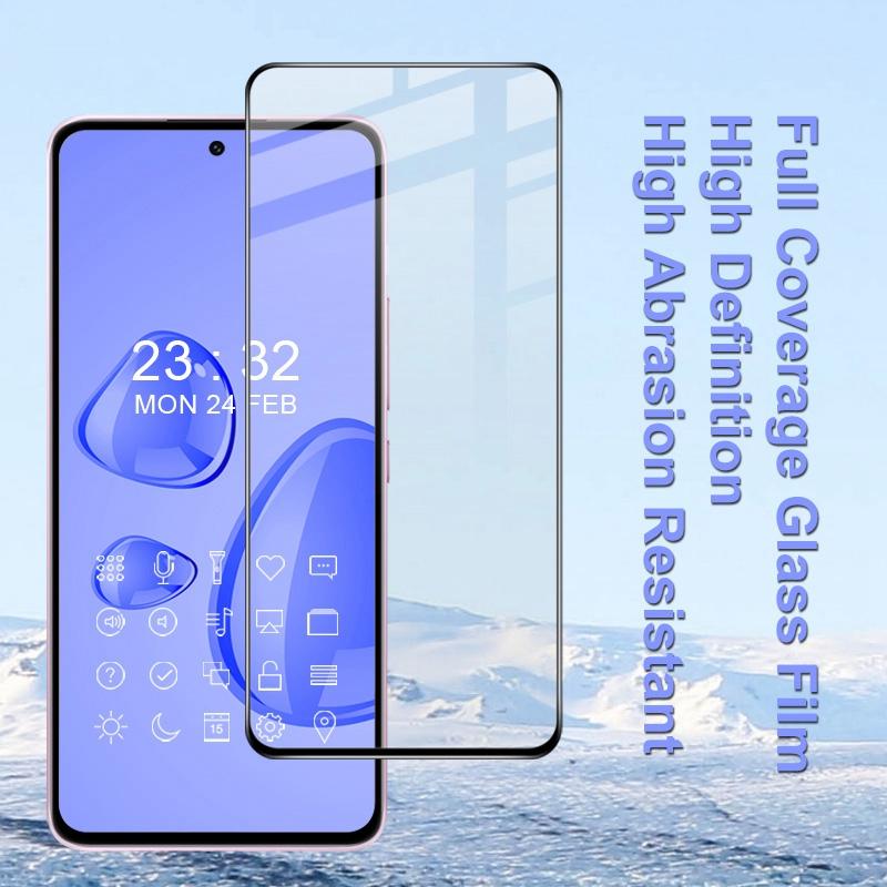IMAK Pro+ Serie für Xiaomi 12 Lite 5G Panzerglasfolie Vollabdeckung Vollflächig klebend HD Klar 9H Härte Kratzfester Bildschirmschutz