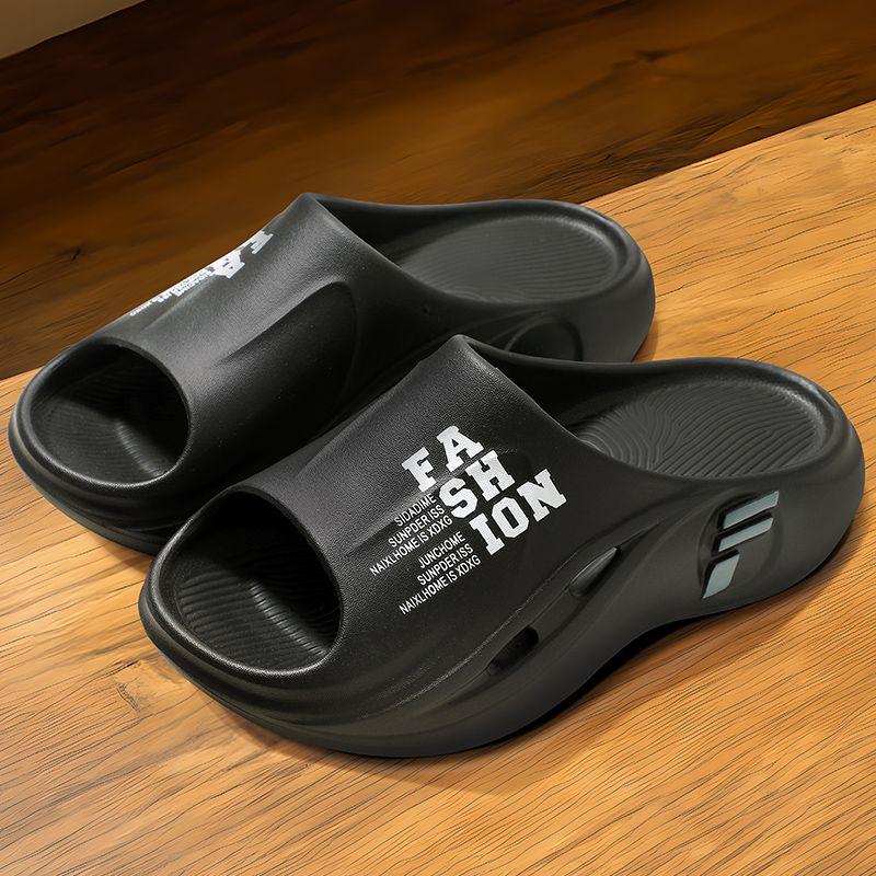 

Новые высококачественные мужские нескользящие устойчивые к запахам толстые подошвы EVA пляжные шлепанцы тапочки сандалии 42-43 (M)