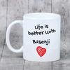Basenji, African bush dog, Congo dog – Cup with a dog, cup with a photo | Art-Dog