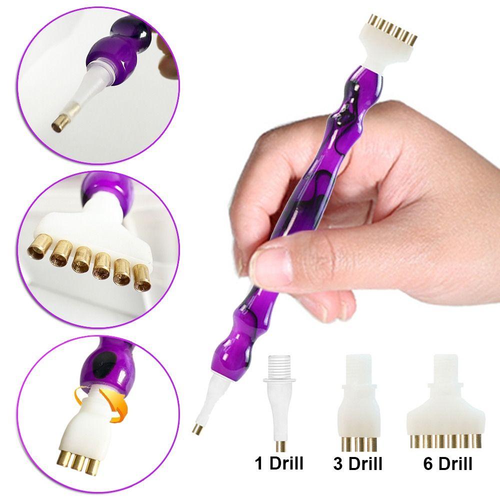 Replacement Pen Heads 5D Diamond Painting Pen DIY Craft with Multifunctional Tips Diamond Painting Tool Embroidery Nail Art Pen