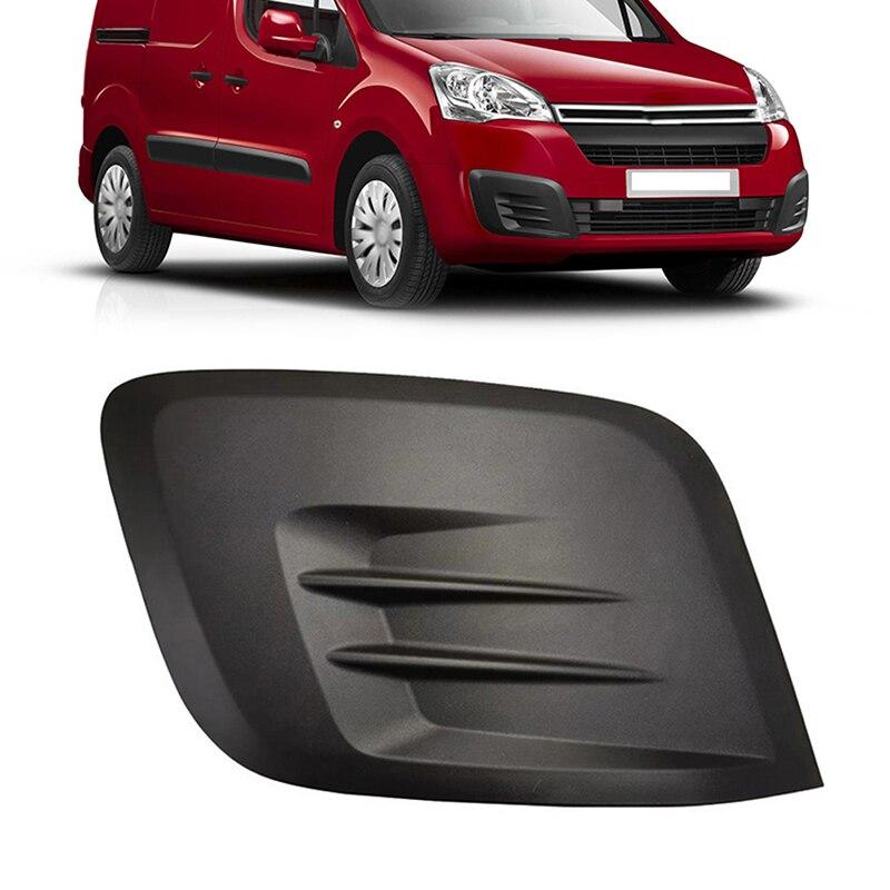 Car Front Lower Bumper Fog Light Cover Grilles For Citroen Berlingo Peugeot Partner 2015 2016-2019 Auto Side Grills Accessories