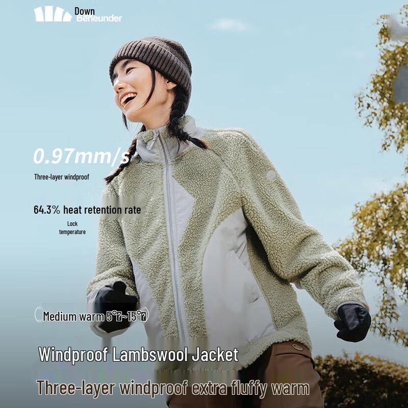 

Beneath the Banana Women s Windproof Lambswool Jacket PO89024 S