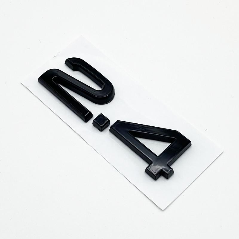 2026 3D 2.4 3.6 4.2 Car Trunk ABS Badge Emblem For Car Rear Tailgate Fender Door Adhesive Badge for 4YGYE A4 A5 A6 A7 A8 Q3 Q5 Q7