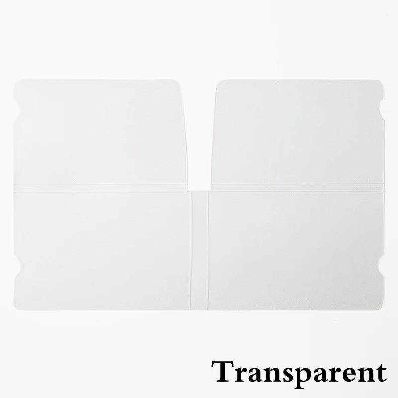New 10pcs/set Portable Folding Mask Storage Clip Face Mask Holder Cover Bags Protective Case Suitable Home Storage Supplies