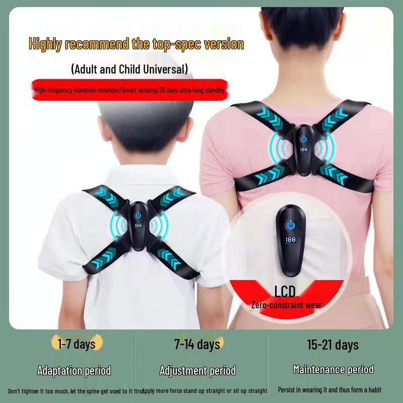 Intelligenter Haltungskorrektor: Unsichtbare Rückenstütze für Erwachsene & Kinder