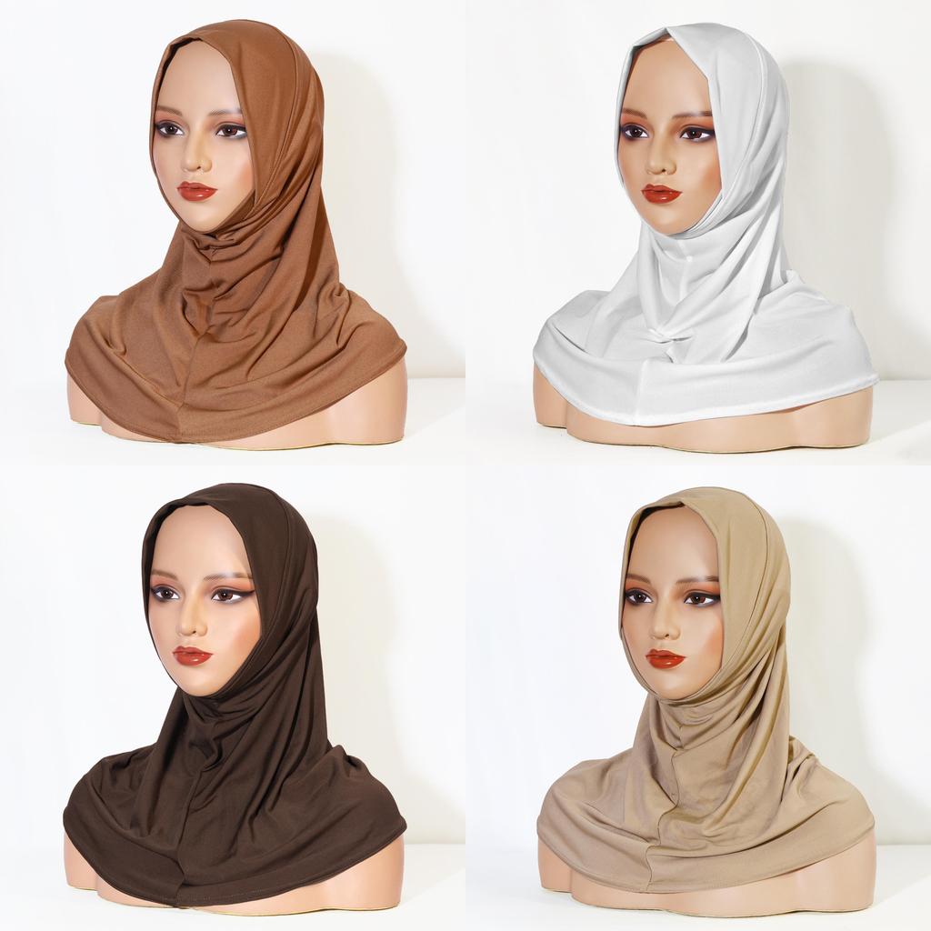 Water Crystal Linen Casual Head Wrap With Sunshade For Summer And Winter Comfort