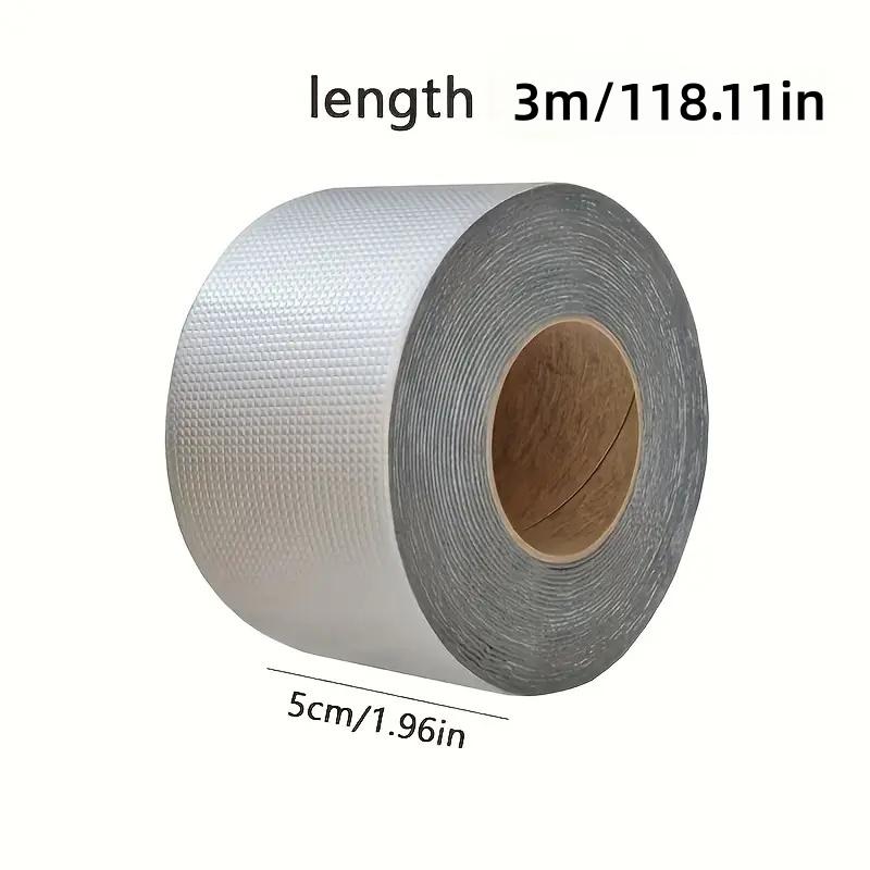 Heavy Duty Waterproof Aluminum Foil Tape - High Temp Resistant, Instant Seal for Leaks, Pipes, Roof Repair - Indoor/Outdoor Use