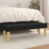 346654 vidaXL Bench Black 100x30x30 Cm Fabric