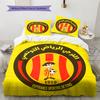 Espérance Sportive de Tunis  Pattern Bedding Quilt Set  Home Decoration  Gift (1 * duvet cover + 2 * pillowcase  without core)
