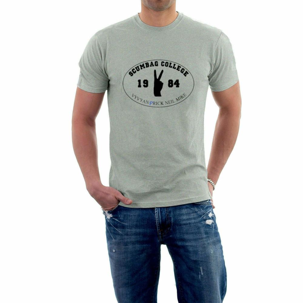 

Scumbag College T-shirt. Young Ones Rik Mayall Tee. University Challenge S