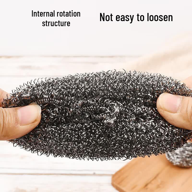 Miaojie Stainless Steel Scouring Pads 10-Pack