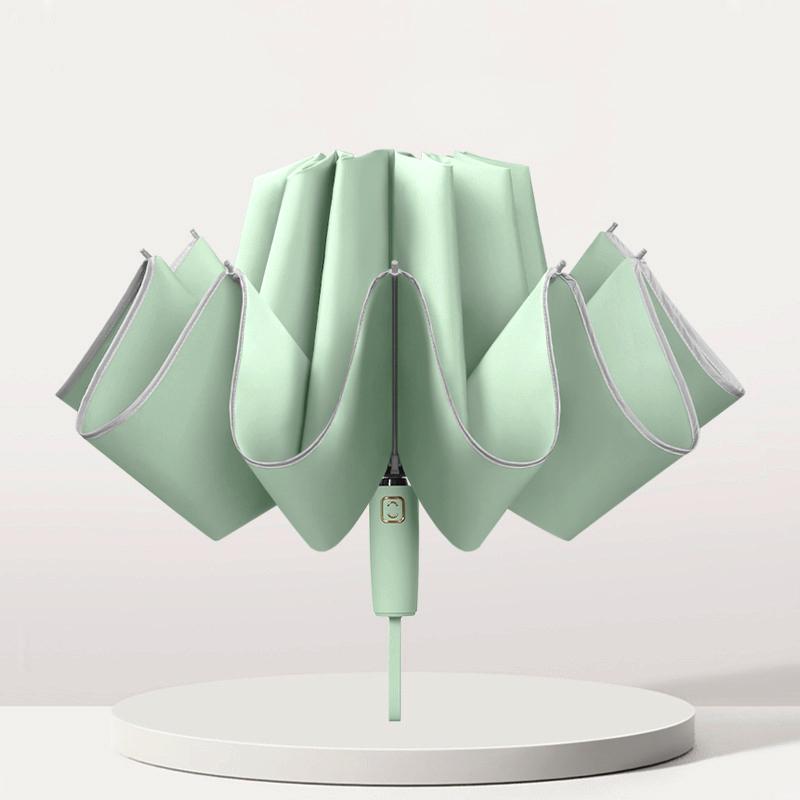 Automatic Reversible Umbrella for Women Men Big Folding Rain Umbrella Windproof Strong 10K Golf Reverse Umbrella