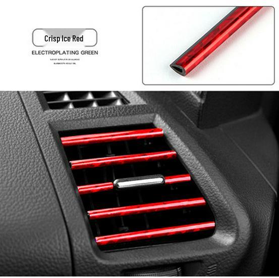 Electroplated Colored Universal Car Vent Decorative Strip