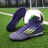 Spot high-top football shoes men's and women's soccer shoes long nail sneakers broken nail football training shoes