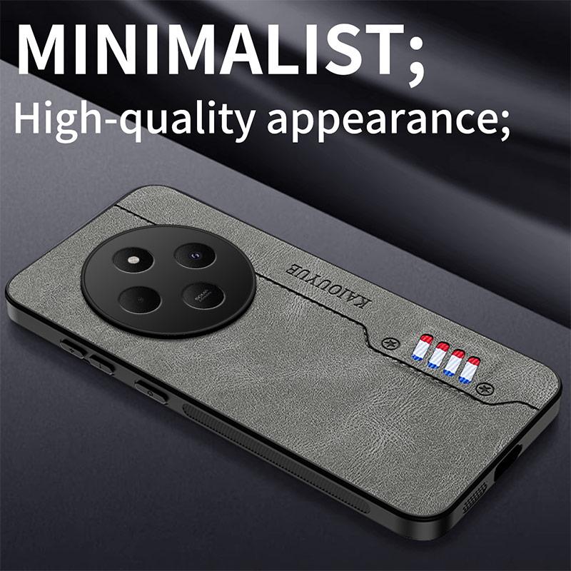 For Xiaomi POCO M7 5G Skin Feel Matte Leather Phone Case Soft Back Cover Funda For Xiaomi POCO M7 Protector
