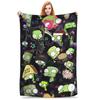 Invader Zim Gir Dib Robot Blankets Flannel Textile Decor  Portable Super Soft Throw Blanket for Bed Car Bedspread