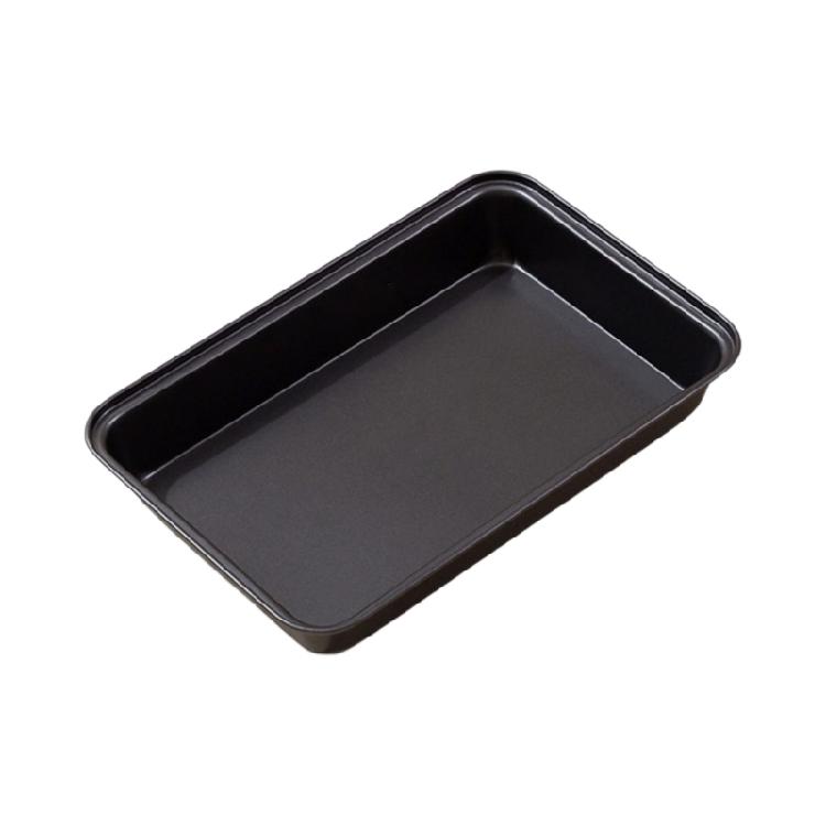 Deep Carbon Steel Cake Tray Nonstick Coating Robusts Build Baking Pan Cooking Sheet for Breads Pastries Casseroles