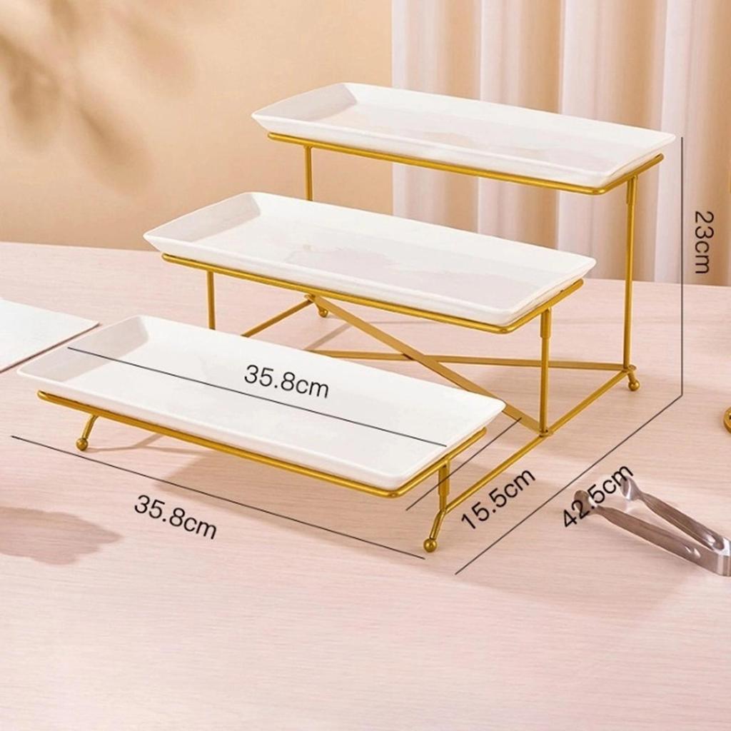 3 Tier Cupcake Stand Dessert Server Display Holder Home Decor Multipurpose Table Set Tiered