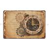 Steampunk Watch Metal Plaque Poster Cinema Iron Personalized Wall Cave Plaques Tin Sign Poster