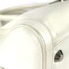 Dior D Logo Tasche Oberer Griff Breite Tasche D Schnalle Handtasche Leder Weiß
