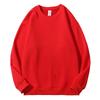 400g Silver Fox Fleece Lined Oversized Crew Neck Sweatshirt for Men - American Loose Fit, Drop Shoulder, Solid Color