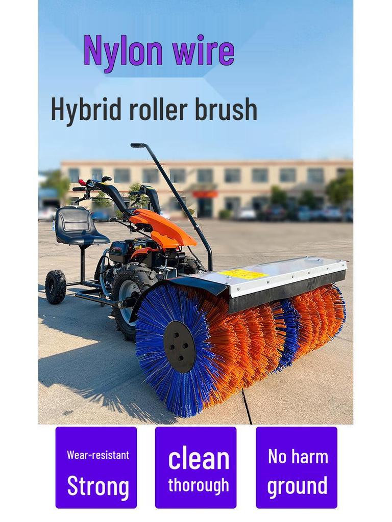 Compact Municipal Snow Sweeper and Road Snow Blower