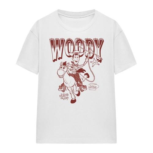 Toy Story Womens/Ladies Ride Woody and Bullseye T-Shirt
