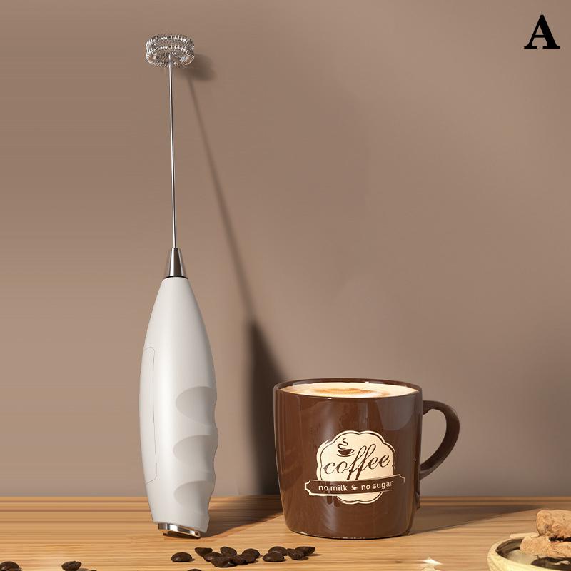 Wireless Electric Milk Frother Mixer Battery-Powered Handheld Foamer Coffee Cream Soup Peanut Butter Egg Whisk Baking Accessor