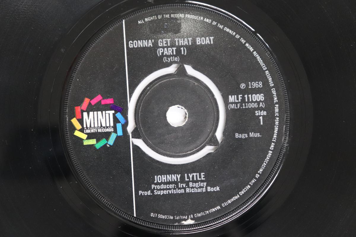 

7-дюймовая пластинка JOHNNY LYTLE - Gonna Get That Boat MLF11006 Minit 1968 UK Джаз Б/У