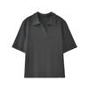 26-Year-Old Style V-Neck Knit Women's Solid Color Short-Sleeve T-Shirt