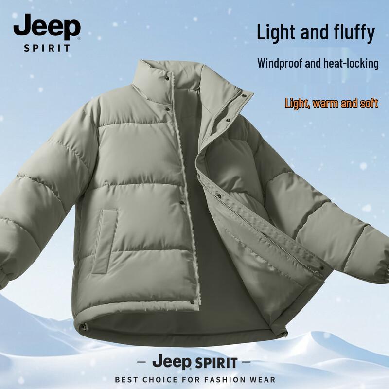 

JEEP SPIRIT Men s Winter Fleece-Lined Casual Jacket L
