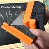 3x Small Chalkboard Erasers Cleaners Blackboard Home with Wooden Handle Chalk for Art Easels