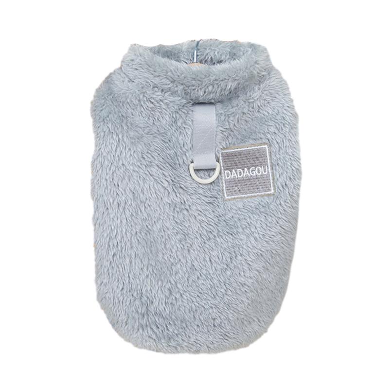 

Мягкое коралловое флисовое пальто для собак, куртка с D-образным кольцом, одежда для маленьких собак, одежда для щенков, одежда для чихуахуа, йоркширской породы, товары для домашних животных XL серый