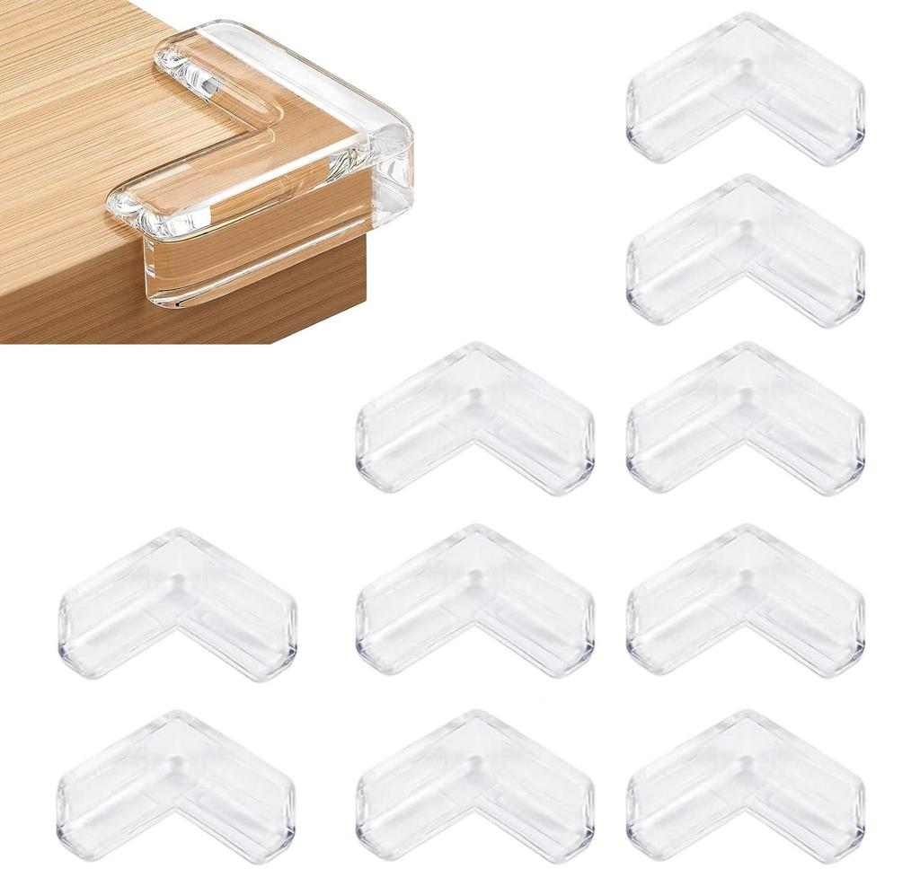 4-20PCS Children Safety Silicone Transparent Protective Cover Children's Anticollision Table Corner Edge Protective Cover Guards
