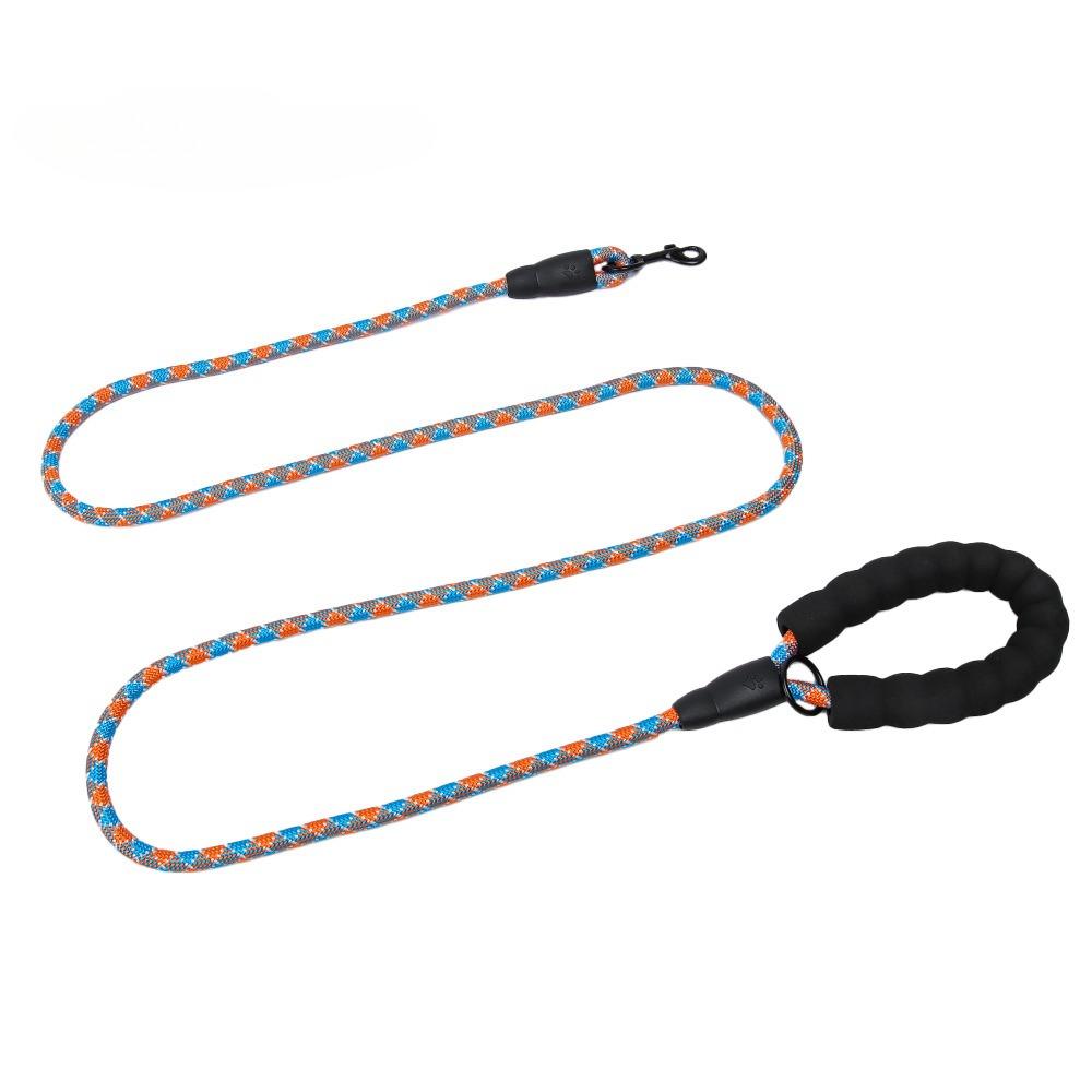 Pet leash anti-explosion punch large dog p rope reflective dog leash medium and large dog p chain outdoor dog rope