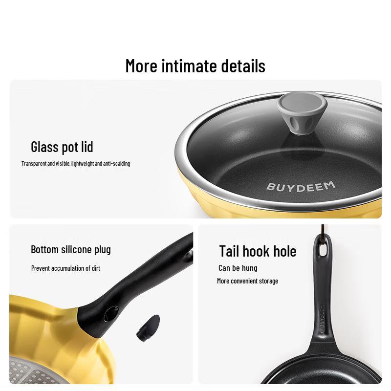 Buydeem Non-stick Flat Frying Pan