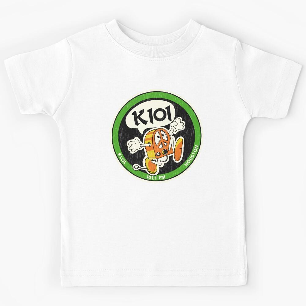 Retro 70s Defunct KLOL 101 Houston Radion Station Kids T-Shirt 120