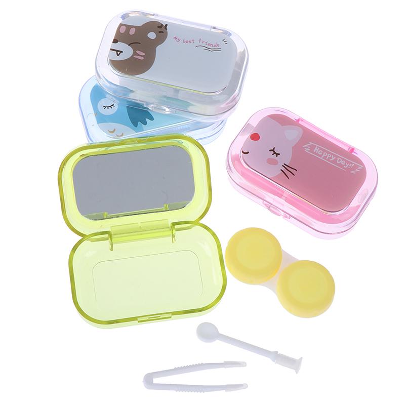 Buy Contact Lenses Storage Box Cute Contact Lens Case Box Eyes Care Kit