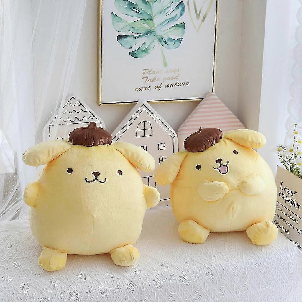 40cm Pompompurin Stuffed Plush Toys, Lovely Gift Kids Super Soft Pom Pom Purin Plush Doll, Room Decor Stuffed Animals